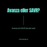 SAVR eller Avanza – Så här fördelar vi våra pengar mellan dem